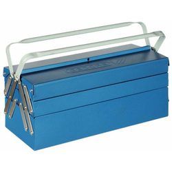 CAJA HERRAM. METAL 5GAV. X 50CM C/2 ALZA