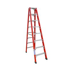 ESCALERA FIBRA VIDRIO AMERICANA 8 PELDAÑO