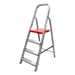 ESCALERA RESIDENCIAL ALUMINIO 4 PELDAÑOS