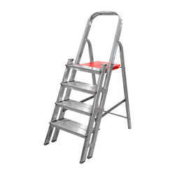 ESCALERA ALUMINIO 4 PELDAÑOS DOBLE