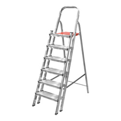 ESCALERA ALUMINIO 6 PELDAÑOS DOBLE