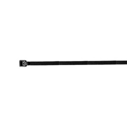 ABRAZADERA PLAST. 202X3,7MM C/100 NEGRO