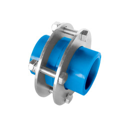 UNION CON FLANGE 32MM AZUL