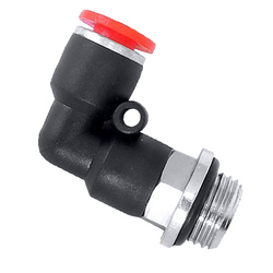 CONECTOR L 1/4 X  8MM PLASTICO